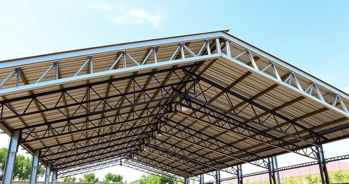 Estrutura metálica para telhado é a solução ideal para durabilidade e segurança na construção Estrutura metálica para telhado é a solução ideal para durabilidade e segurança na construção