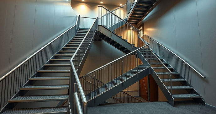 Como Criar um Projeto de Escada Metálica Eficiente e Seguro Como Criar um Projeto de Escada Metálica Eficiente e Seguro