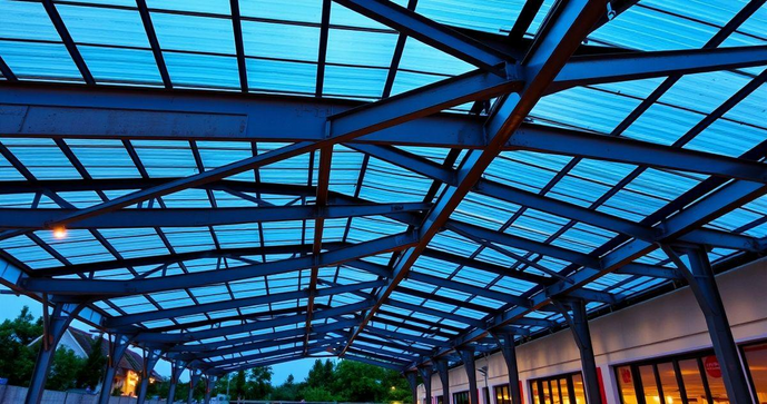Estrutura metálica para telhado é a solução ideal para durabilidade e segurança na construção Estrutura metálica para telhado é a solução ideal para durabilidade e segurança na construção