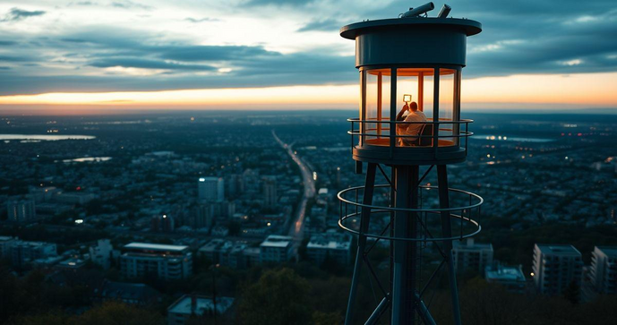 Descubra como a torre de monitoramento transforma a segurança em tempo real