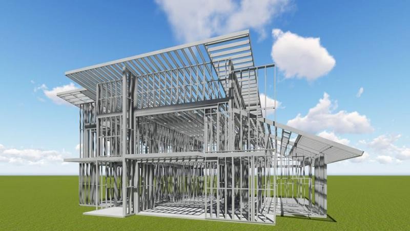 Estrutura metalica para predio 3 andares
